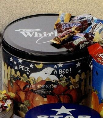 1/2 Gallon Designer Pail W/ Assorted Candy Bars