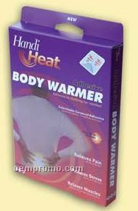 Handi Heat Adhesive Body Warmer In Custom Chipboard Box ( 3 Pack)