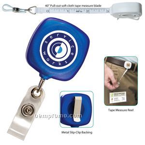 Retractable Badge Reel W/40