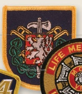 Embroidered Emblem W/Up To 75% Coverage (4")