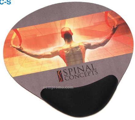 Combo Mouse Pad W/ Wrist Pillow - Sublimated