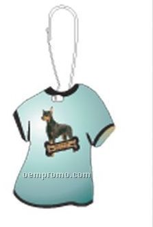 Doberman Pinscher Dog T-shirt Zipper Pull
