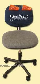 Heated Cotton Twill Back Rest W/ Chair Attachment Strap