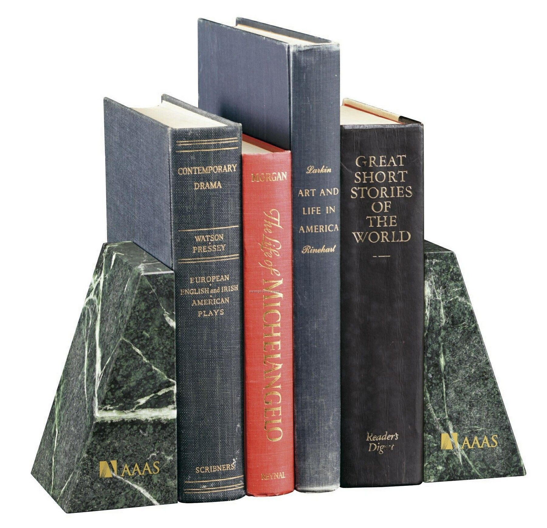 Jaffa Verde Marble Bookends