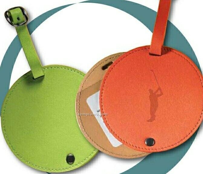 Round Privacy Luggage Tag
