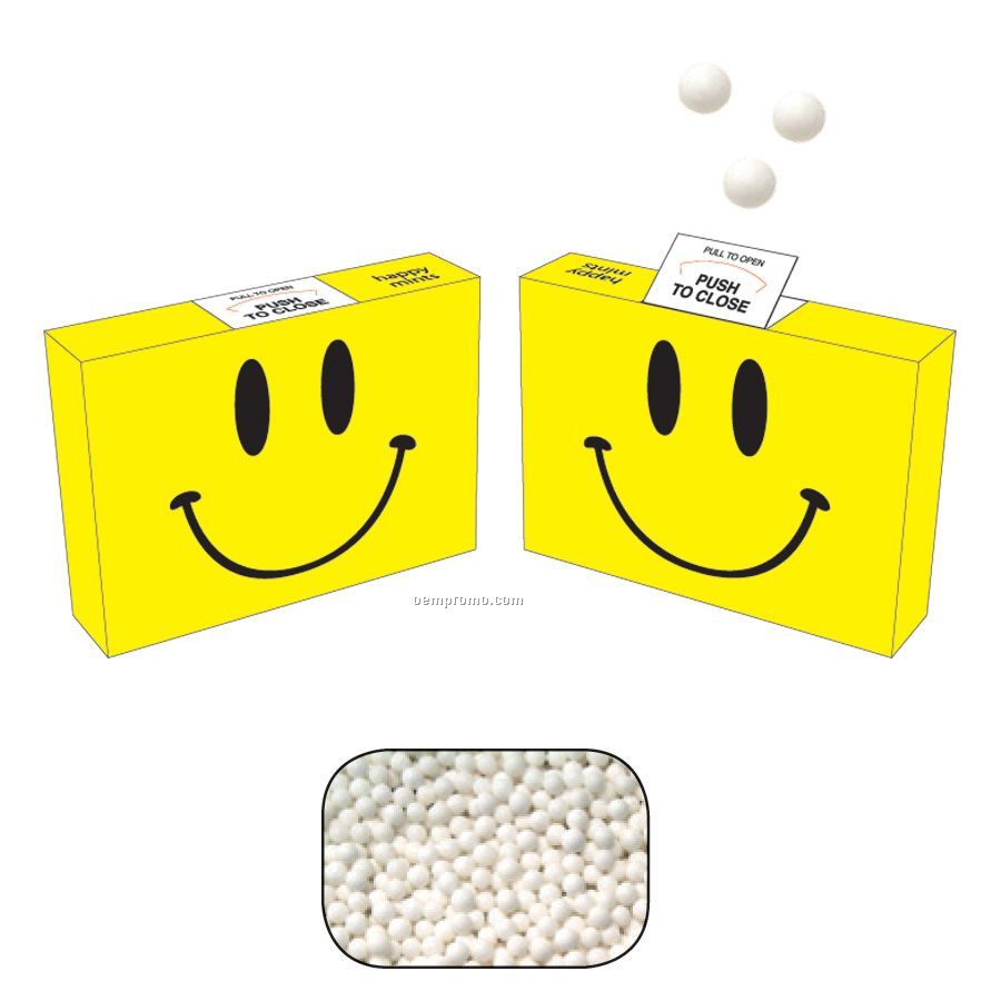 Stock Mint Box With Smiley Face