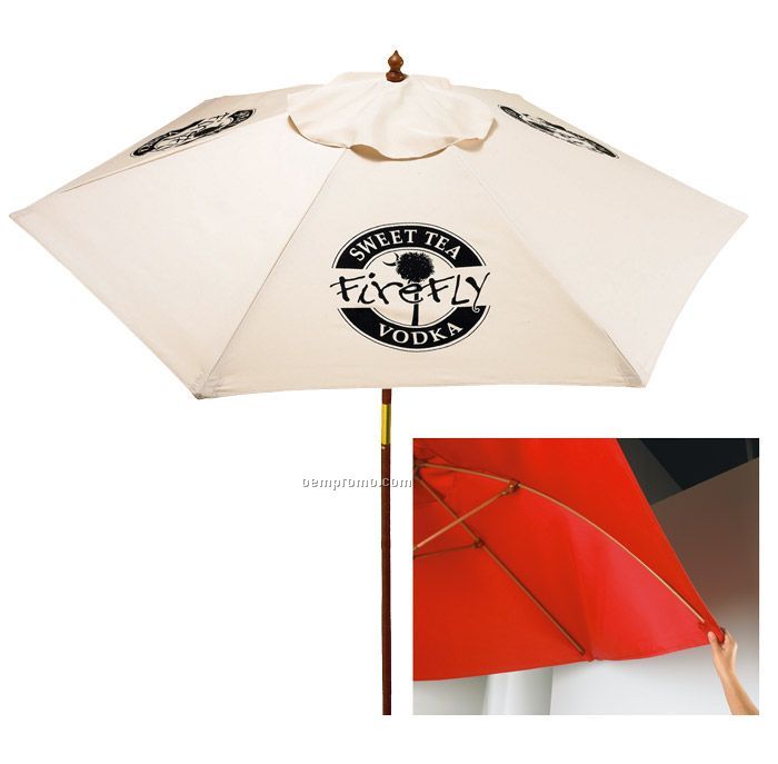 Wood Market Umbrella (7')