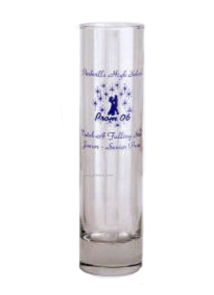 7 1/2" Cylinder Bud Vase - Clear