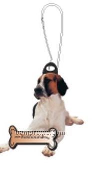 Foxhound Dog Zipper Pull