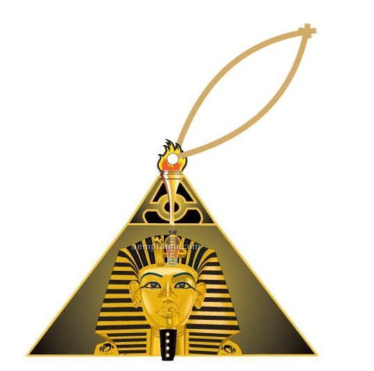 Alpha Phi Alpha Fraternity Pyramid Ornament / Mirror Back (2 Square Inch)