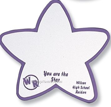 Star Shaped Acrylic Mirror Button/ Magnet