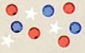Star Spangled Confetti (2")