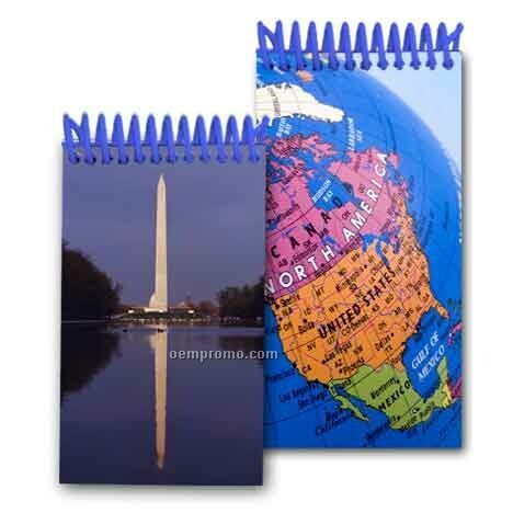 3d Lenticular Mini Notebook Stock/Washington Monument (Blanks)