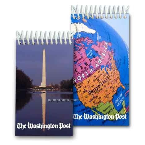 3d Lenticular Mini Notebook Stock/Washington Monument (Custom)