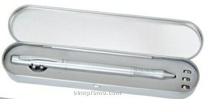 4-in-1 Laser/ LED Light/ PDA Stylus/ Ballpoint Pen