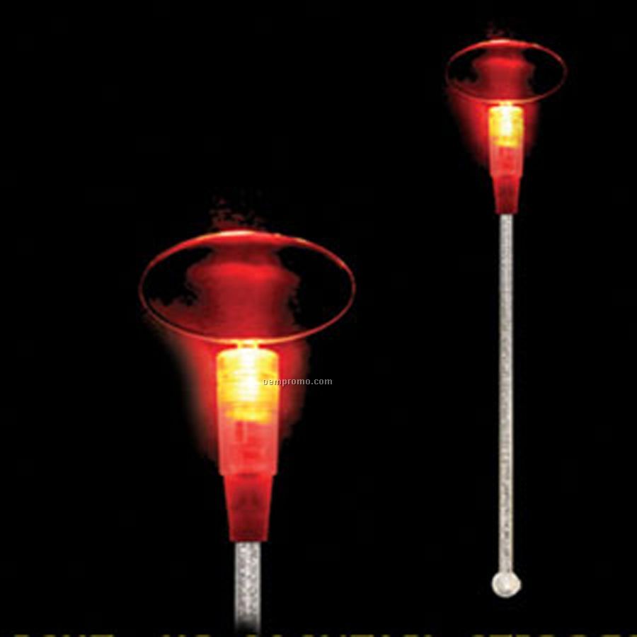 Light Up Stir Stick W/ Red Oval Handle