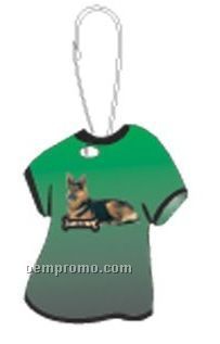German Shepherd Dog T-shirt Zipper Pull