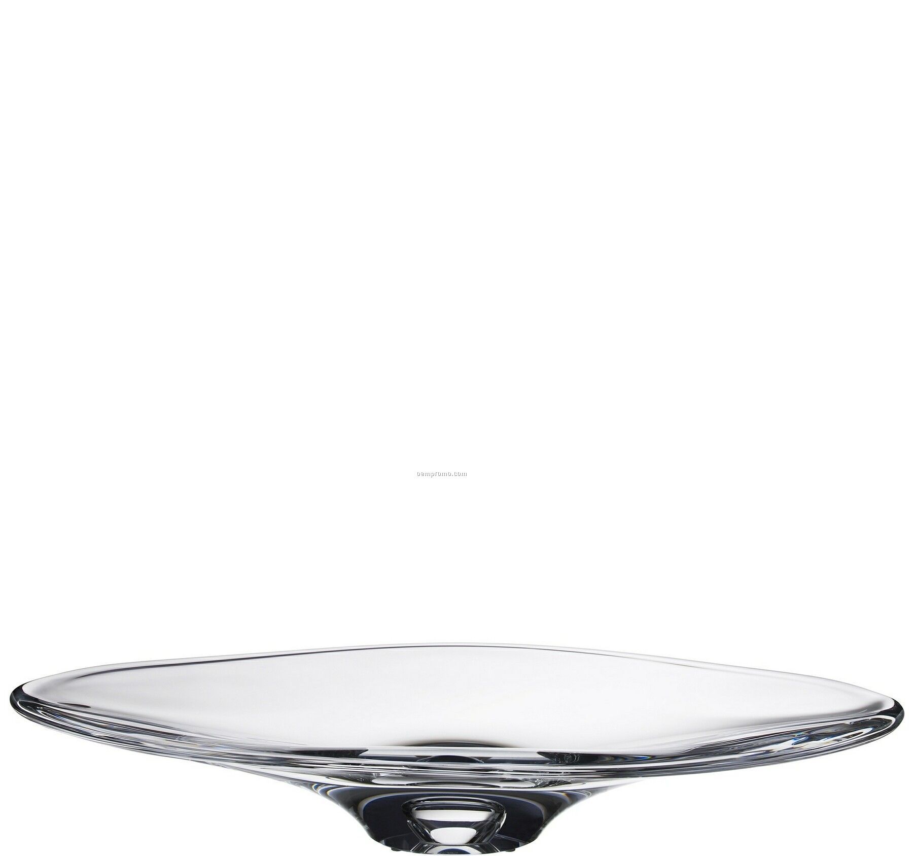 Vision Clear Glass Dish By Goran Warff (3 3/8"X19 5/8")