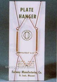 Brass Plate Hanger For 8