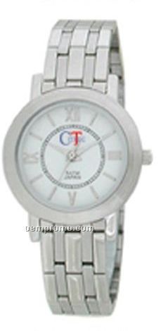 Cititec Gents Analog Quartz Watch (Silver W/ Roman Numerals)