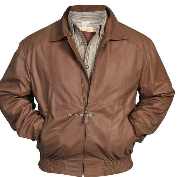 Men's Featherlite Leather Jacket (S-2xl)
