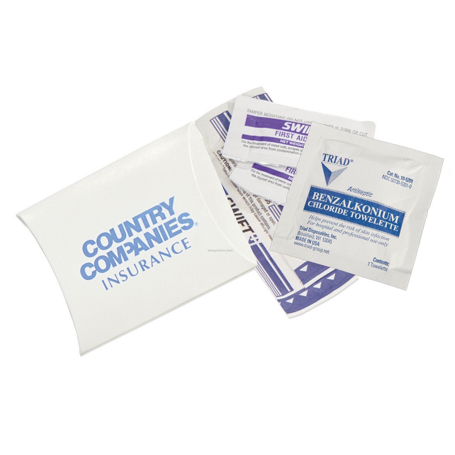 Mini First Aid Kit In A Medium Pillow Box