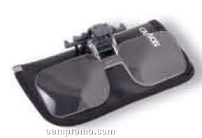 Outdoor Clip & Flip Magnifying Lenses For Eyeglasses (1.75x Power)
