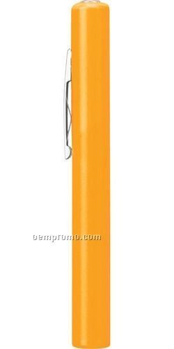 Pen Light W/ Orange Barrel & White LED