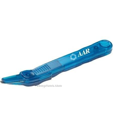 Translucent Blueberry Blue Lever Style Staple Remover - Standard