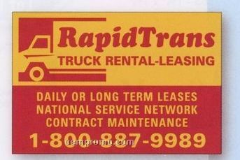 Truck Sign & Equipment Decal W/ Positive & Reverse Panels (8 1/4