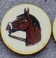 (Horse Head) Medallions Stock Kromafusion Pin With Insert (Xl)