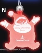 Glo Gear Santa Claus Necklace W/Steady Light (Direct Import-10 Weeks Ocean)