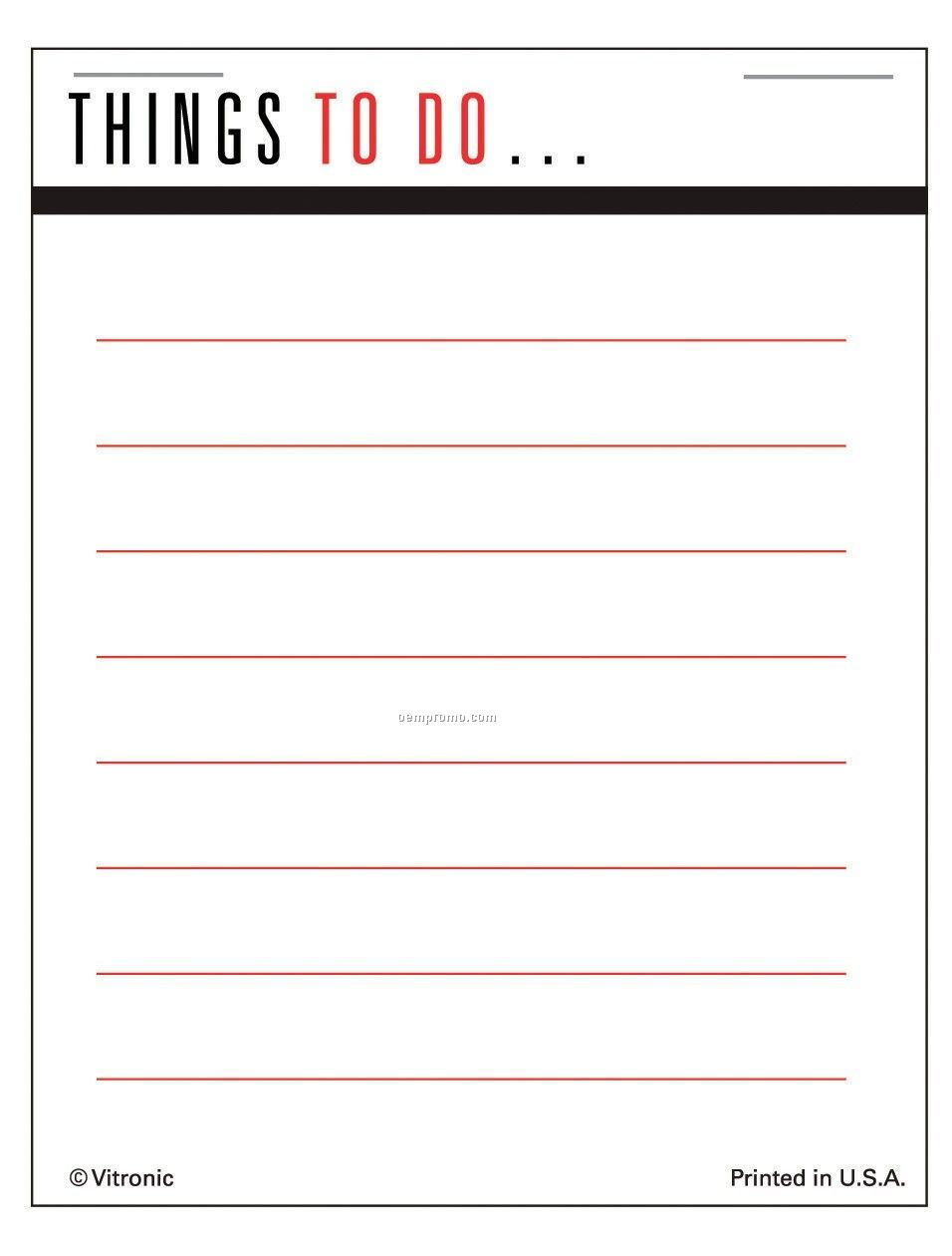 Super Size Things To Do List Press-n-stick Calendar Pads (After 8/01/11)
