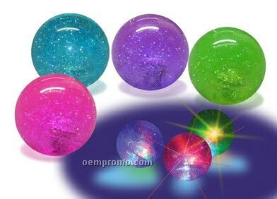 Hi-bounce Light-up Glitter Water Ball (2.25
