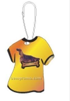 Irish Setter Dog T-shirt Zipper Pull