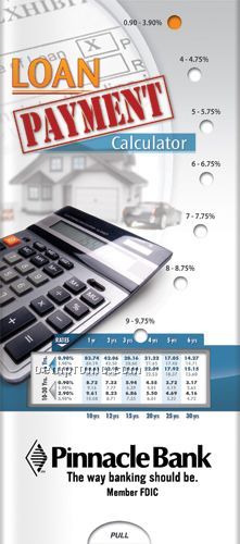 Pocket Slider Chart - Loan Payment Calculator