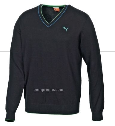 Puma Golf Solid V Neck Sweater
