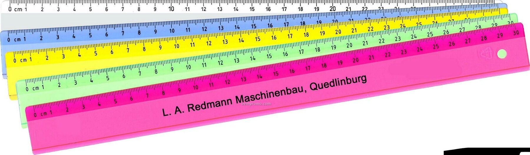 Flexible Plastic Profile Ruler - Iced (12``)