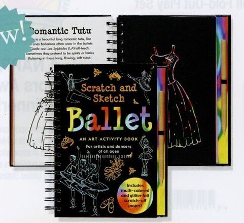 Ballet Scratch And Sketch Activity Book