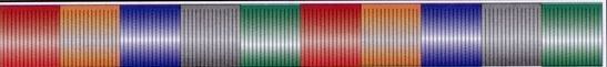 60' Multi-color Metallic Hula Streamer (Red/Orange/Blue/Silver/Green)