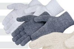 Bleach White Cotton/ Polyester Blend Work Gloves (S-l)