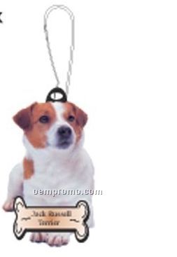 Jack Russell Terrier Dog Zipper Pull