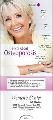 Pocket Slider Chart - Osteoporosis
