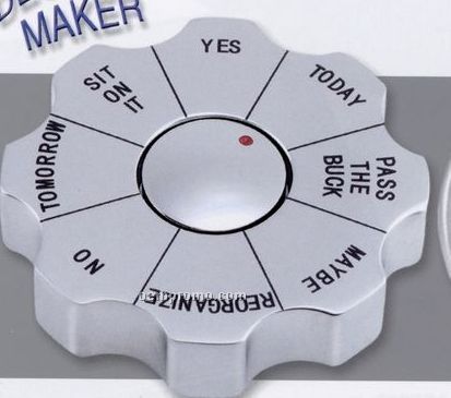 Silver Metal Spinning Decision Maker