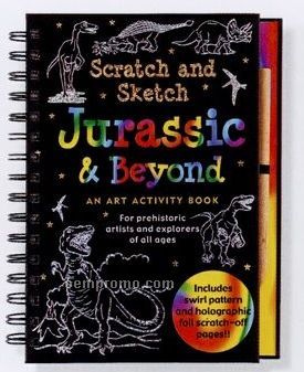 Scratch & Sketch Activity Book - Jurassic And Beyond