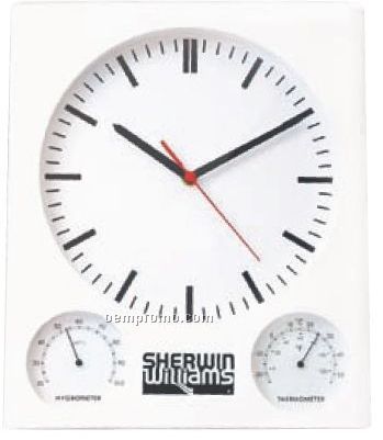 Wall Clock/ Thermometer/ Hygrometer