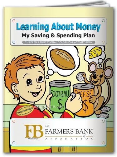 Action Pack Book W/Crayons & Sleeve- Learning About Money/ Saving/ Spending