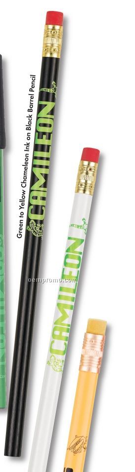 Bright Green To Neon Yellow Chameleon Pencils W/ Colored Barrel
