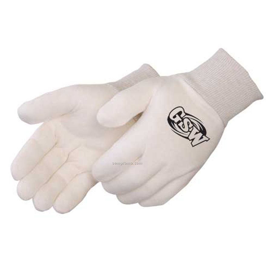 Men's/ Ladies' Heavyweight Reversible Natural Jersey Gloves
