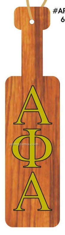 Alpha Phi Alpha Fraternity Paddle Ornament W/ Mirror Back (2 Square Inch)
